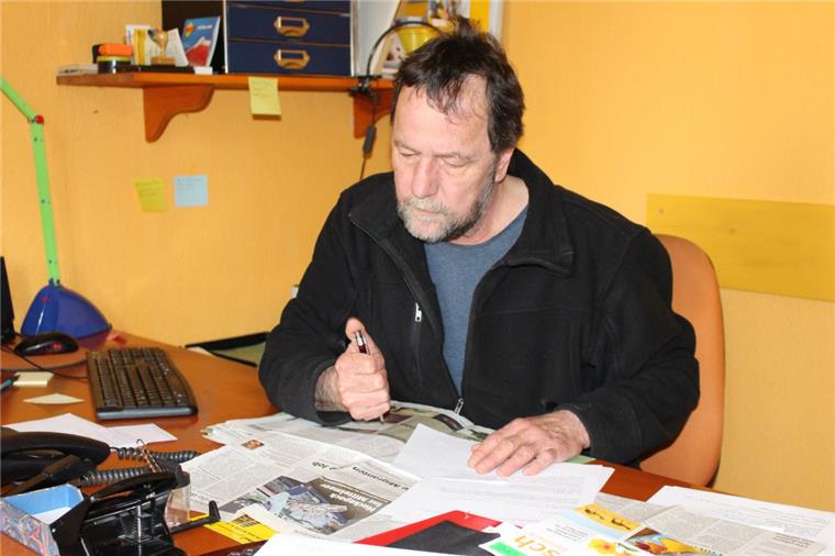 Uwe Meyer wäre lieber in der Werkstatt statt am Schreibtisch.