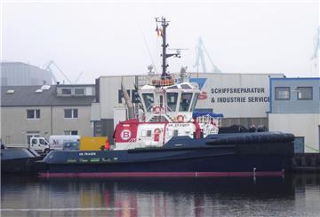 Schlepper im Hafen