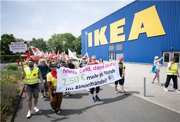 Verdi ruft in 20 Ikea-Filialen zu einem überregionalen Warnstreiktag auf. 