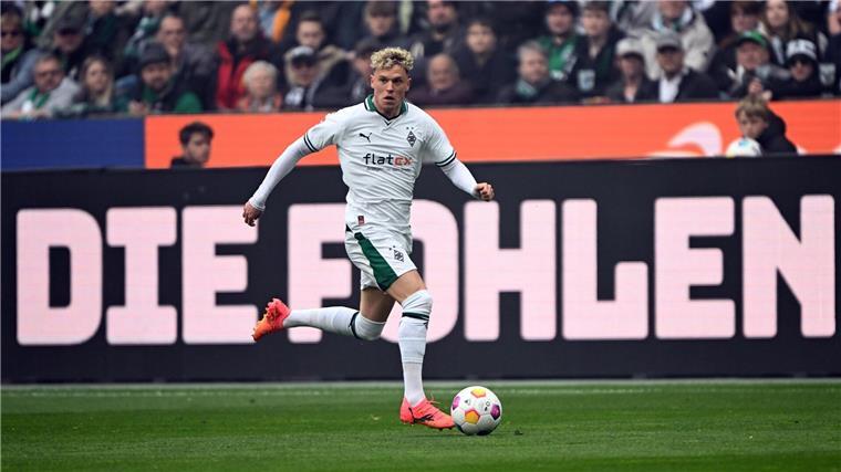 Gladbach verlängert Vertrag mit Hack bis 2029 Verlängerte seinen Vertrag in Mönchengladbach bis 2029: Robin Hack.