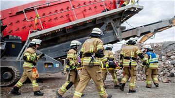 Verletzte Personen bergen oder Brände löschen: Bei dem Wettkampf der Ortsfeuerwehren durchliefen die Feuerwehrleute verschiedene Szenarien. 