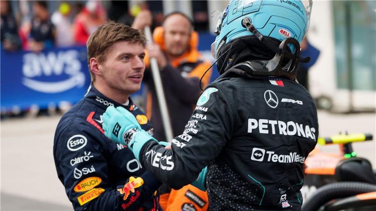 Verstappen wütet im Formel-1-Zoff: „George ist ein Loser“ Verstappen und Russell haben keinen Respekt mehr füreinander.