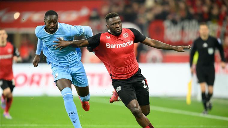 Werder Bremen holt Leverkusens Boniface per Leihe Victor Boniface (r.) von Bayer 04 Leverkusen. (Archiv)