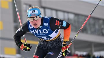 Victoria Carl wird im Sprint von Lillehammer Vierte.