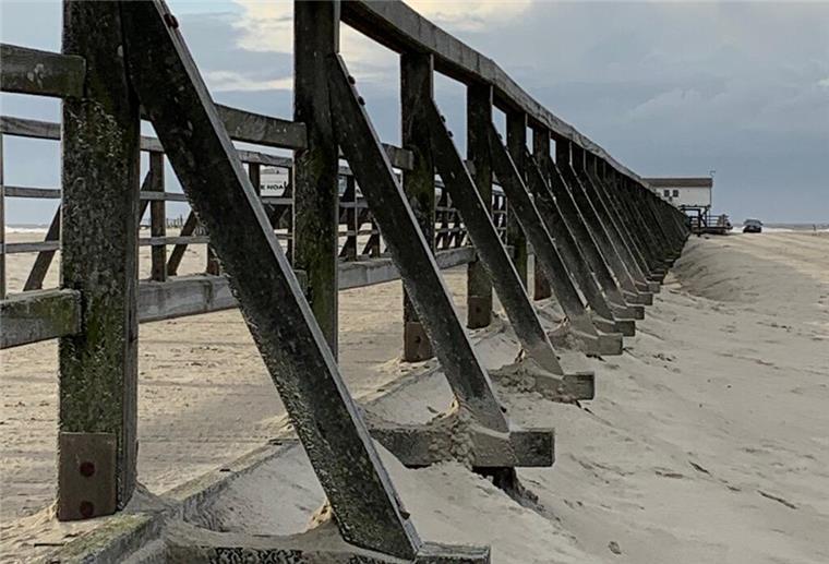 Der Strand von Sankt-Peter-Ording.
