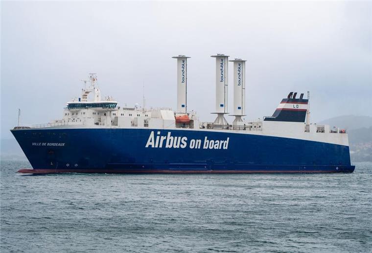 OceanWings und eSails: Neue Segeltechnologien erobern die Schifffahrt Ville de Bordeaux,