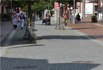 Die Zevener Fußgängerzone