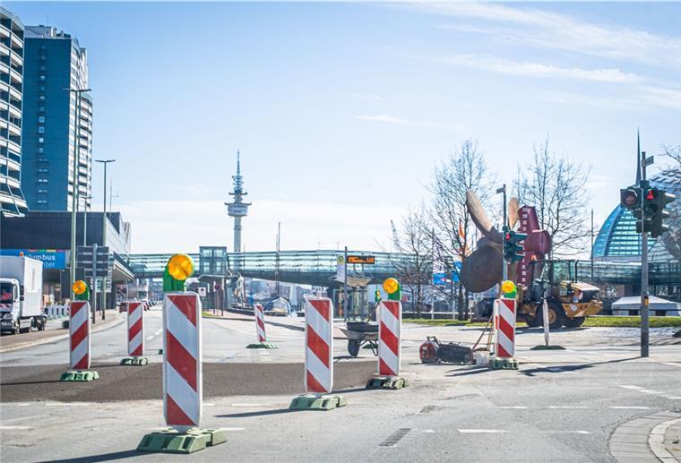 Kommt das „Bakenexperiment“ auf der Columbusstraße? Baken auf der Columbusstraße