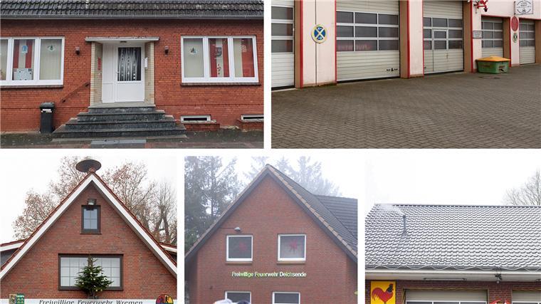 Wenn eine Gemeinde gleich vier Feuerwehrhäuser bauen will Feuerwehrhäuser Wurster Nordseeküste