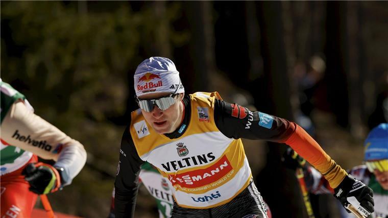 In Gelb ohne Glanz: Geiger feiert Gesamtweltcup-Titel Vinzenz Geiger überzeugt nur in der Loipe.