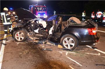 Völlig zerstört wurde das Auto des Cadenbergers.