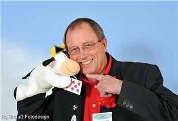 Volkmar Karsten hat magische Tiere dabei.