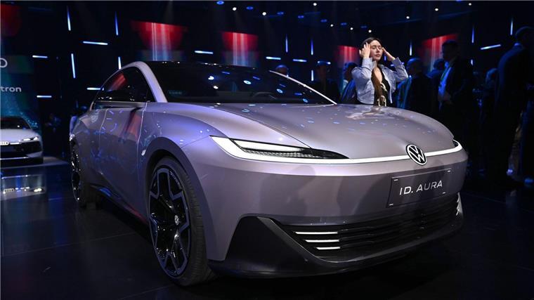 Volkswagen stellte am Vorabend der Automesse neue Modelle vor. 