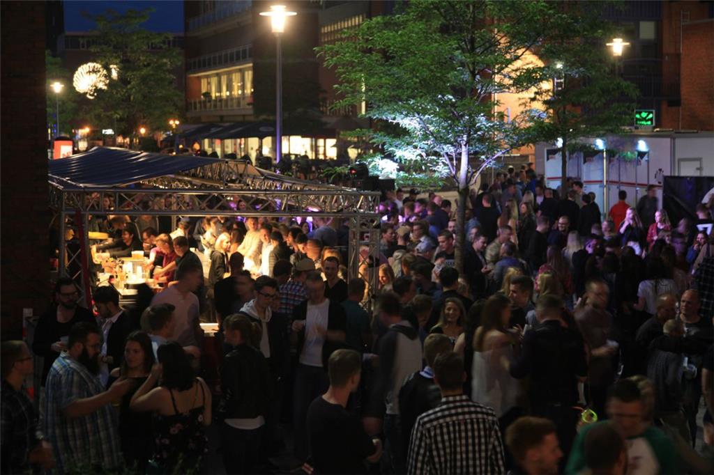 Voll, voller, der Campus der Hochschule. Foto: Ulrich