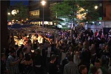 Voll, voller, der Campus der Hochschule. Foto: Ulrich