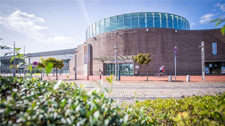 Ansicht der Stadthalle