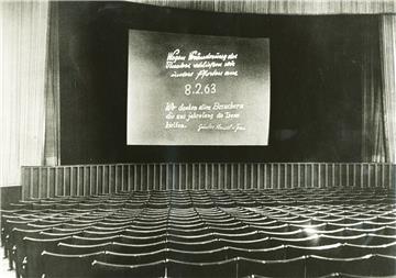 Von 1954 bis 1963 existierte das Lichtspielhaus &quot;Admiral&quot; an der Georg...