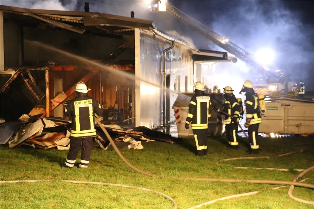 Von dem Tischlereibetrieb ist nicht mehr viel übrig.