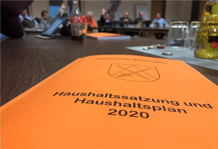 Von den Ratsfraktionen einstimmig verabschiedet: Etat der Gemeinde Selsingen für 2020. 