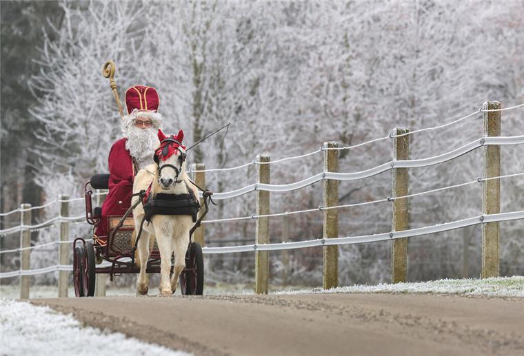 Nikolaus mit Kutsche