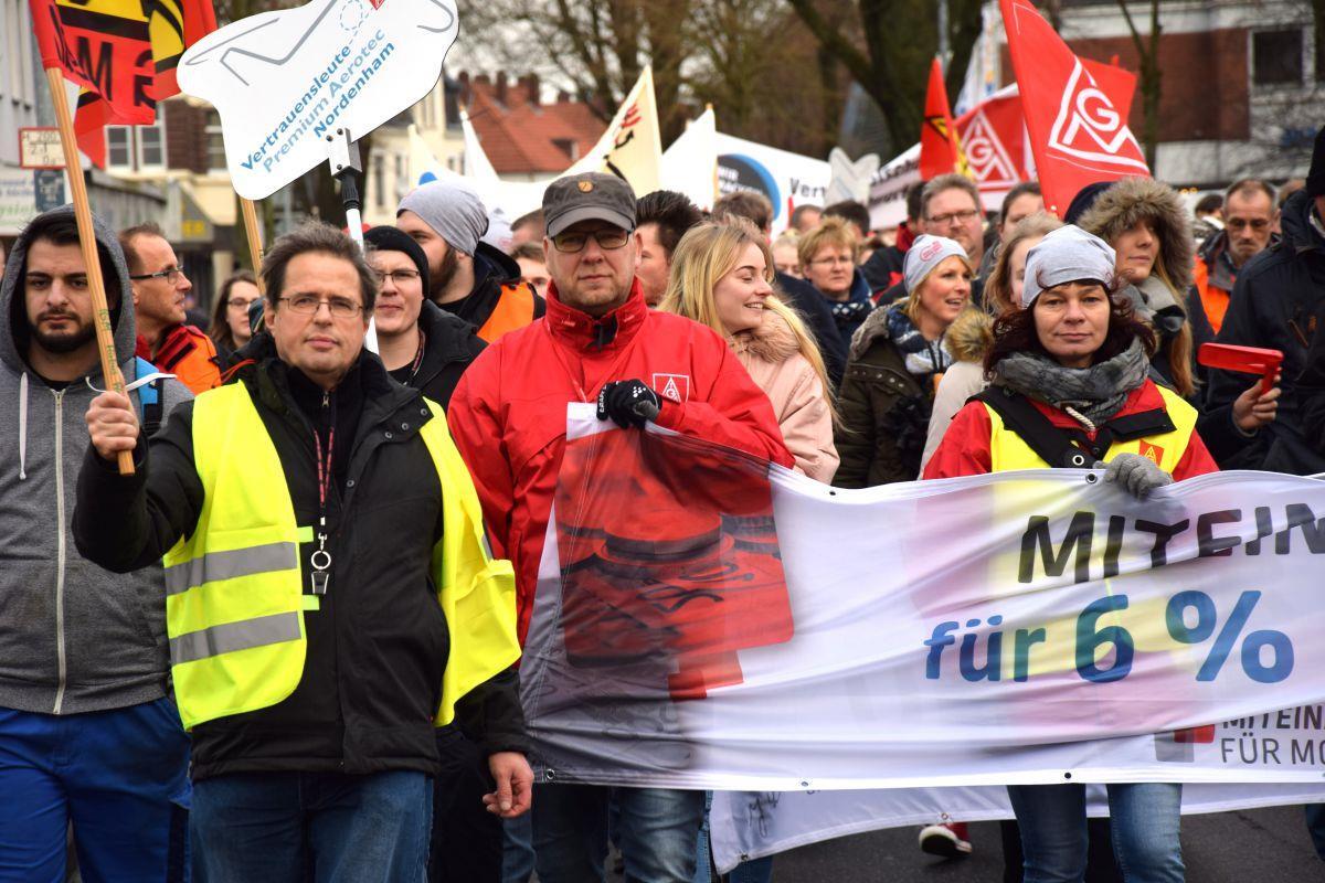 Von Jahr zu Jahr steigt die Mitgliederzahl der IG Metall Wesermarsch.