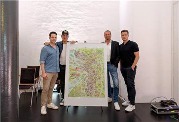 Wimmelbild im Ganzen