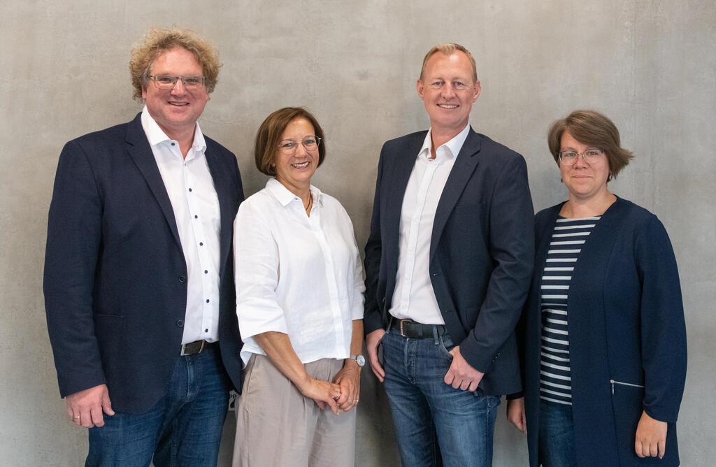 Von Links: Johannes Martin, Isabella Grüninger, Per Ole Peterson, Anja Nölke
