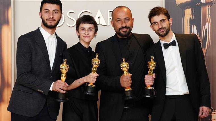 Vor rund drei Wochen feierte Ballal mit seinen Kollegen den Gewinn eines Oscars für den besten Dokumentarfilm in Los Angeles. (Archivbild)