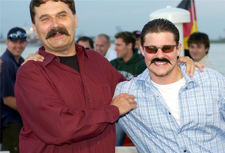 Alfred Prey ist das Gesicht des Bremerhavener Eishockeys Alfred Prey und Danny Albrecht