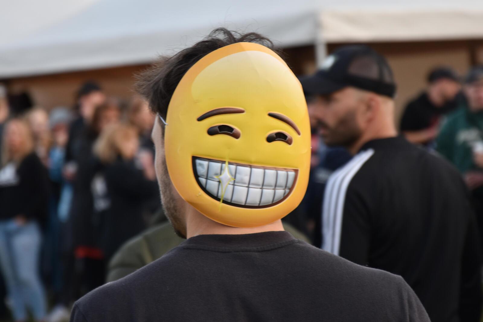 Vorne grinsen, hinten grinsen - gute Idee.