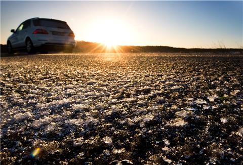 Vorsicht Bodenfrost: In der kommenden Nacht kann es glatt werden.