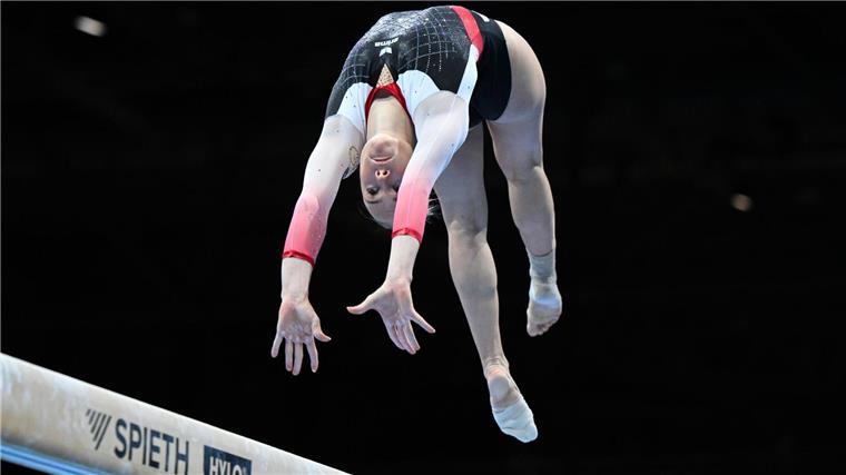 War beste Deutsche am Schwebebalken: Lea Marie Quaas.