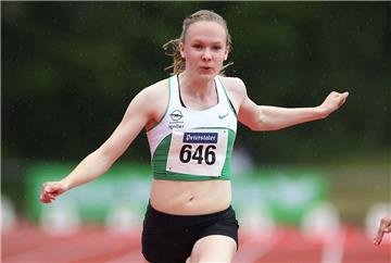 War trotz widriger Bedingungen ganz schnell über die 200 Meter unterwegs: Tabea Schulz.