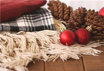 Warme Decken sorgen für ein gemütliches Weihnachtsfest