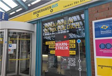 Warnstreik bei Bremerhaven Bus: Am Dienstag fallen sämtliche Fahrten aus.