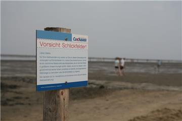 Warum es in der laufenden Saison in Cuxhaven mehr Schlickfelder gibt, lässt sich nicht klären. Fakt ist: Diese Bereiche sind nicht ungefährlich. 