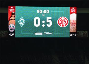 Was für eine Klatsche. Werder Bremen verliert gegen Mainz 05 mit 0:5. 