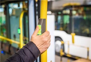 Halteknopf im Bus