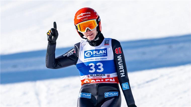 Bjoerseth-Diagnose nach Sturz - Freitag springt auf zwei Weiter gut in Form: Die deutsche Skispringerin Selina Freitag.