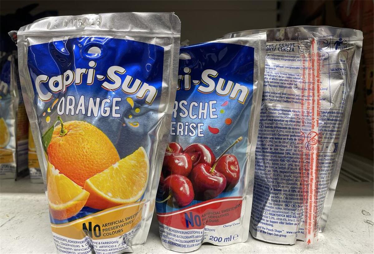 Capri-Sun plant die Strohhalm-Revolte CapriSun Orange und Kirsche
