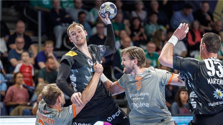 Welthandballer Mathias Gidsel war einmal mehr kaum zu stoppen.