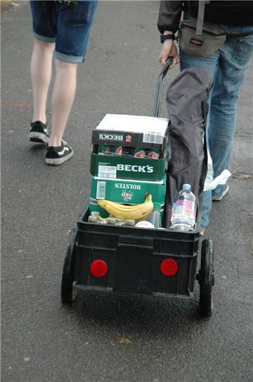 Wenig Platz für Vitamine: Man muss halt Prioritäten setzen.