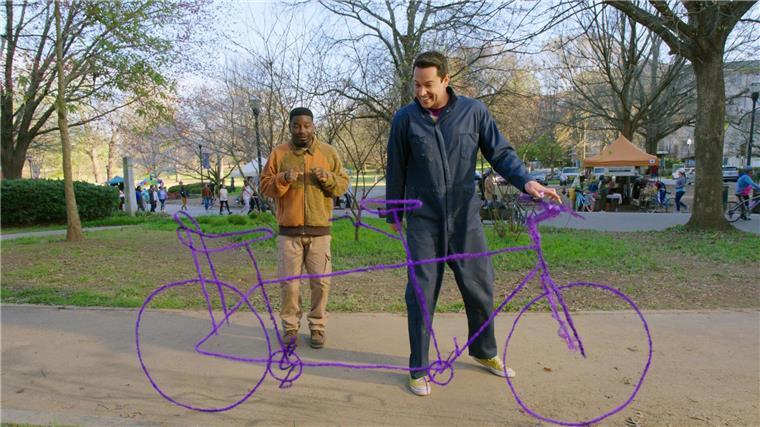 Wenn Harold etwas mit seinem lila Stift malt, wird es lebendig.