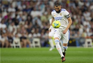 "Wenn ich meine Karriere beende, kann ich schauen, ob ich Geschichte geschrieben habe.": Karim Benzema von Real Madrid gibt sich in puncto Torrekord eher gelassen.