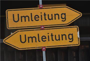 Umleitungsschilder