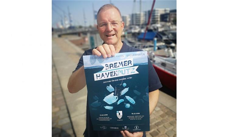 Bremerhaven: Am Samstag wird der Neue Hafen schön geputzt Wer hilft mit, den Hafen von Müll zu befreien? Am Samstag startet der erste "Bremerhaven-Putz" im Neuen Hafen. Hafenmeister Rüdiger Magowsky lädt dazu ein.