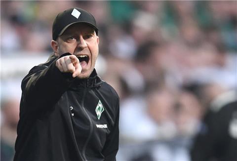 Werder-Trainer Ole Werner hat nicht so gute Laune.