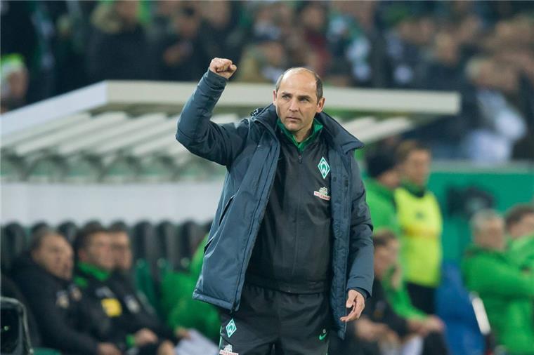 Werder-Trainer Viktor Skripnik steht mit seiner Mannschaft im Viertelfinale des DFB-Pokals. Foto Imago