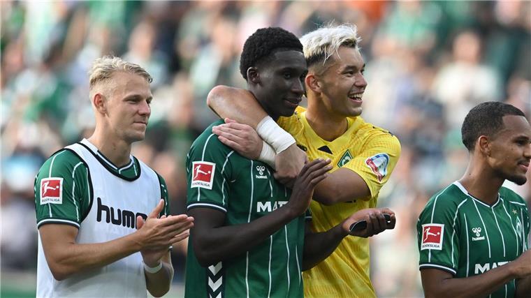 „Stadion in Ekstase“: Steffen freut Werders Aufholjagd Werders Spieler des Spiels: Der 18-jährige Karim Coulibaly.