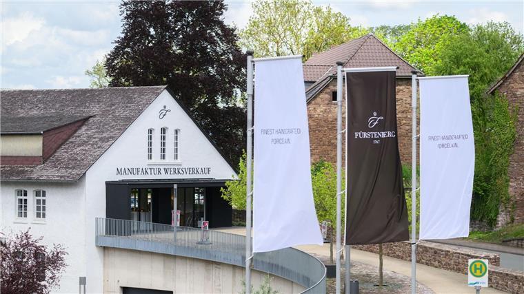 Werksverkauf der Porzellanmanufaktur Fürstenberg.